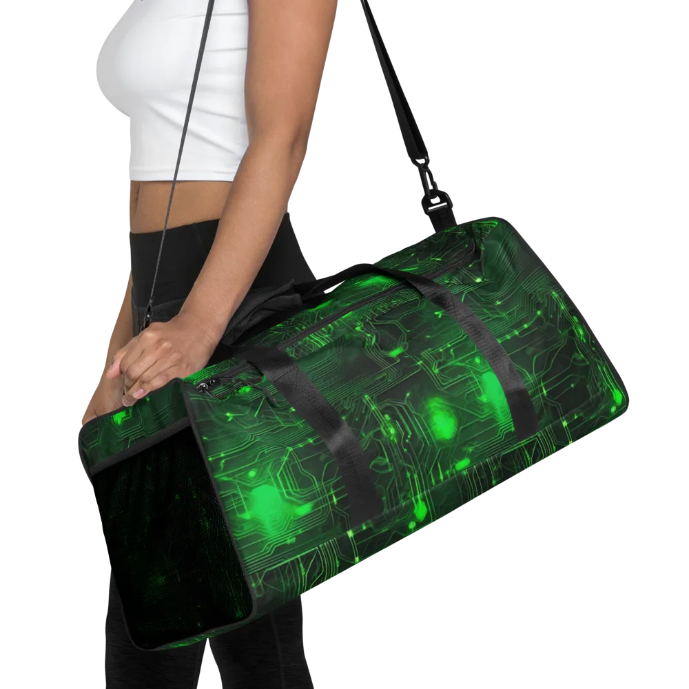 Silicon Moss on Duffle Bag — Front