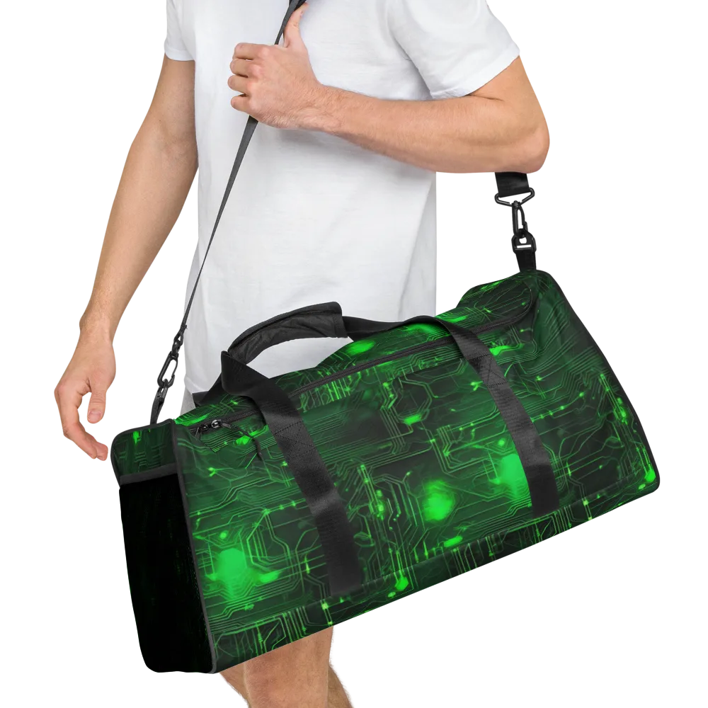 Silicon Moss on Duffle Bag — Right Front