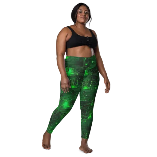 Silicon Moss on a Leggings with Pockets