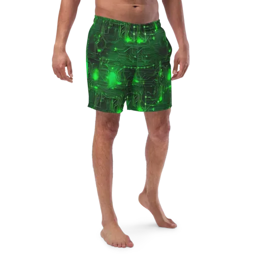 Silicon Moss on a Swim Trunks