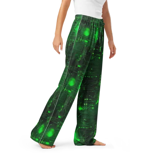 Silicon Moss on a Women's Pajama Pants