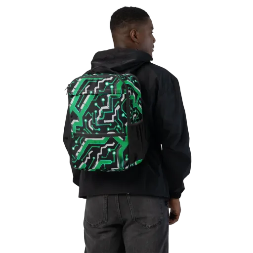 Green Current on a Utility Backpack