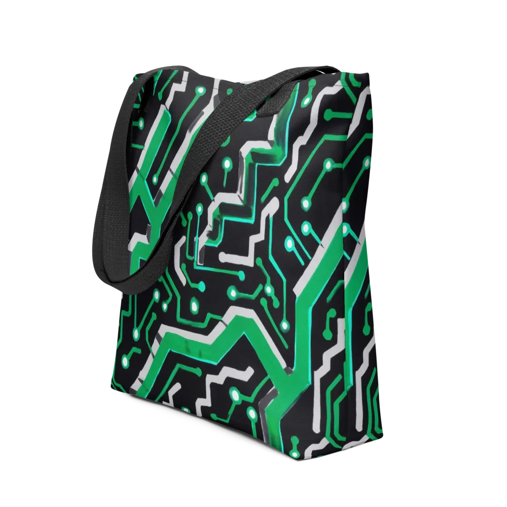 Green Current on Tote Bag — Front
