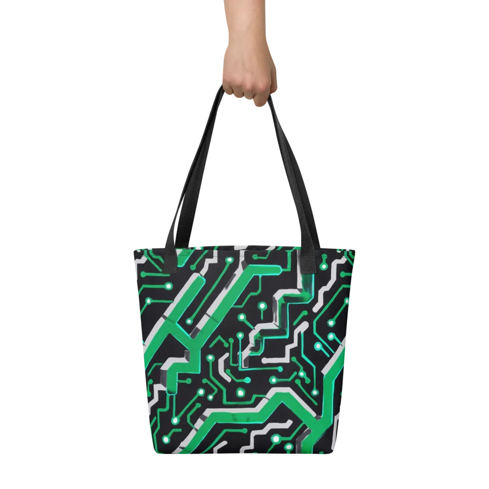 Green Current on Tote Bag — Front