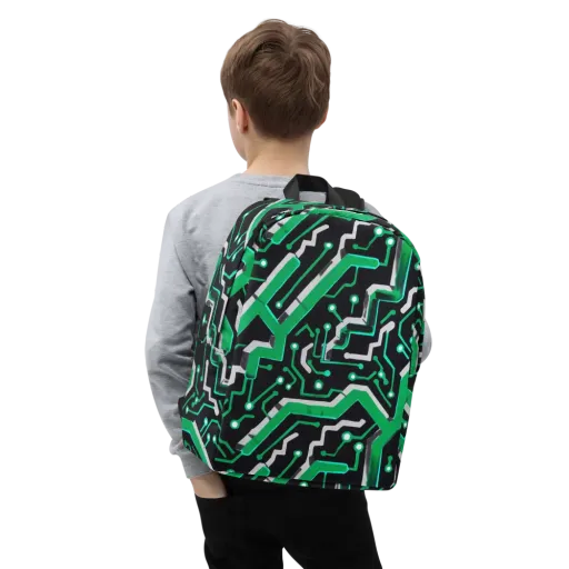 Green Current on a Minimalist Backpack