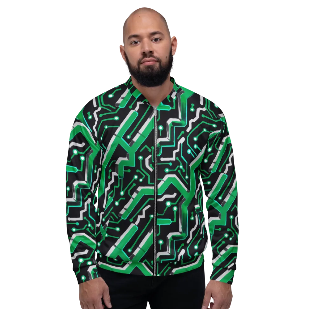Green Current on Bomber Jacket — Front
