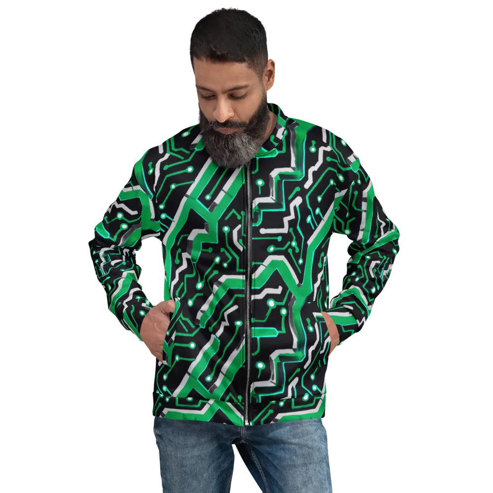 Green Current on Bomber Jacket — Front