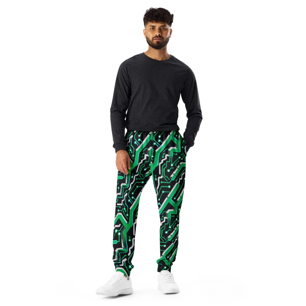 Green Current on Men's Joggers — Front