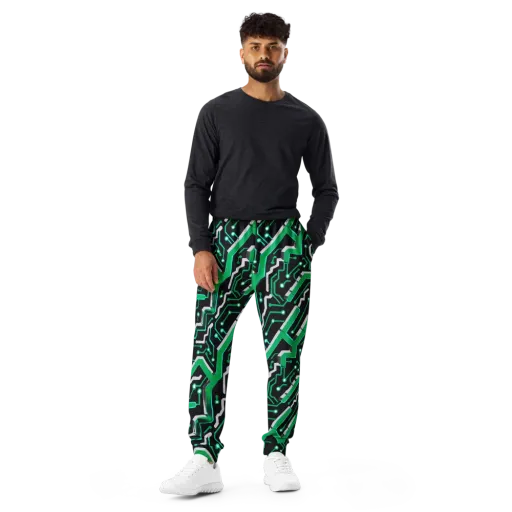 Green Current on a Men's Joggers