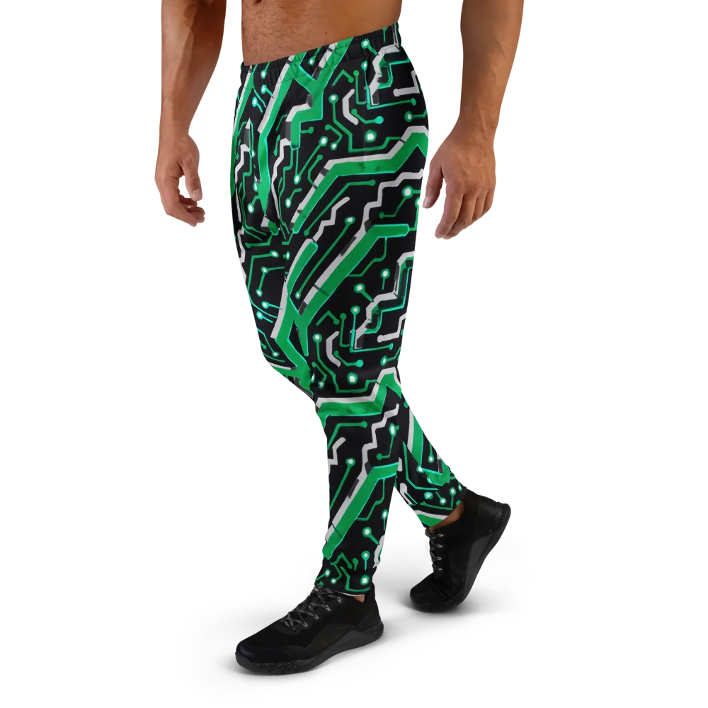 Green Current on Men's Joggers — Left