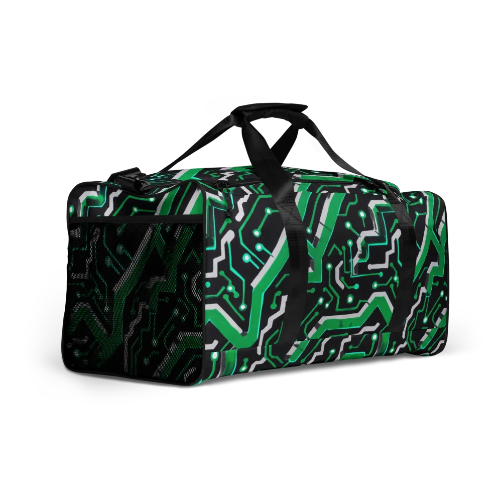 Green Current on Duffle Bag — Right Front
