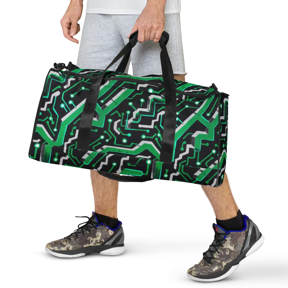 Green Current on Duffle Bag — Front