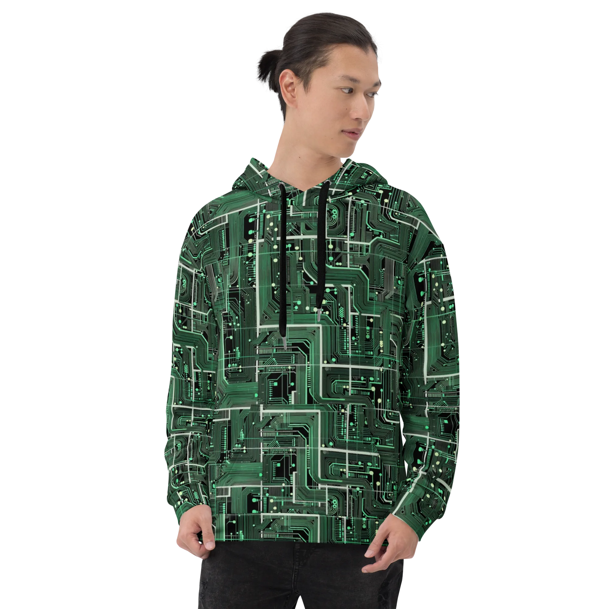 Emerald Motherboard on Hoodie — Front
