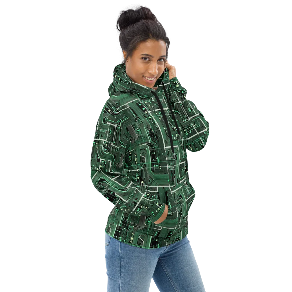 Emerald Motherboard on Hoodie — Right
