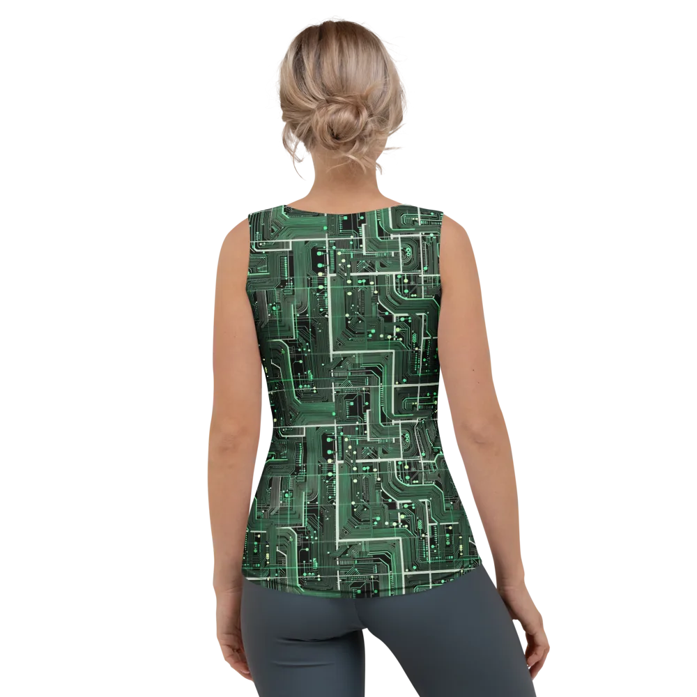 Emerald Motherboard on Women's Tank Top — Back