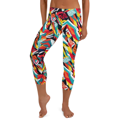 Spectrum Fracture on a Capri Leggings