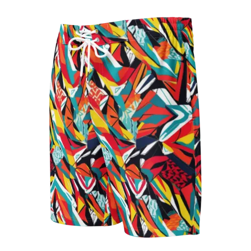 Spectrum Fracture on a Men's Board Shorts