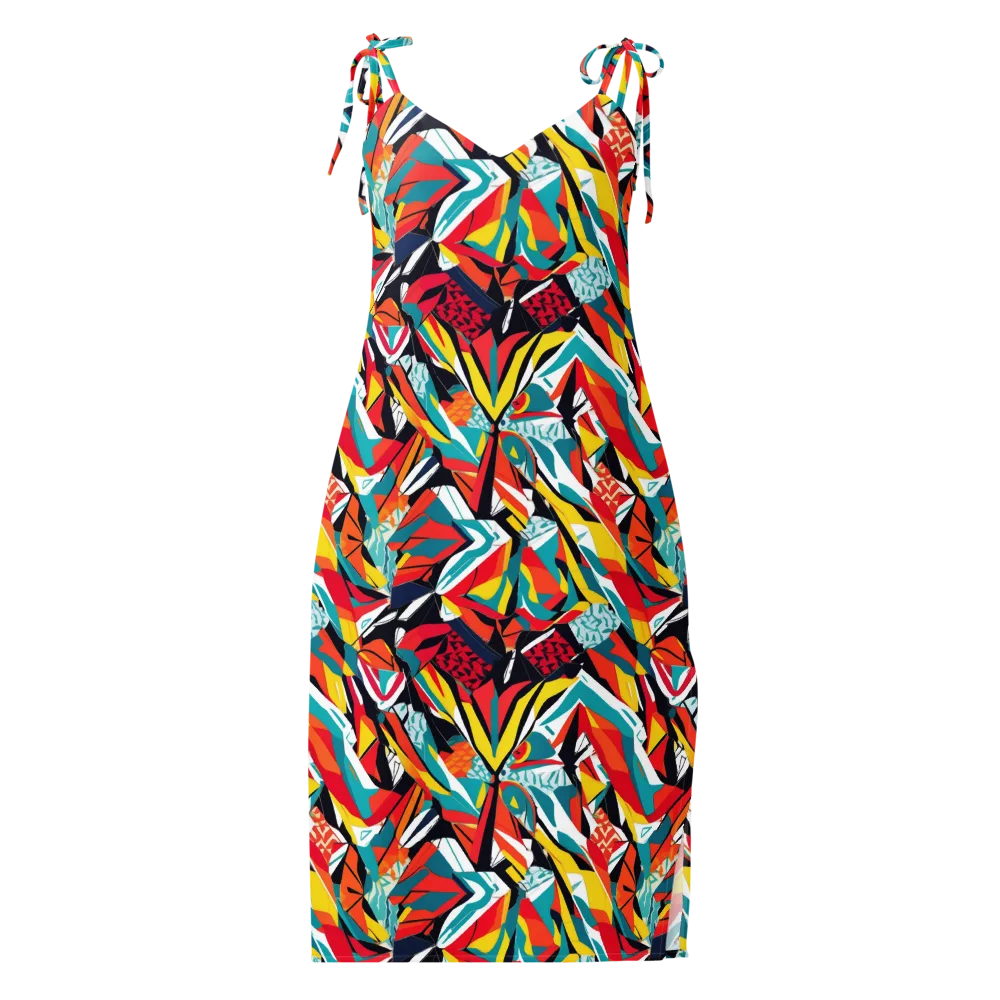 Spectrum Fracture on Slip Dress — Front