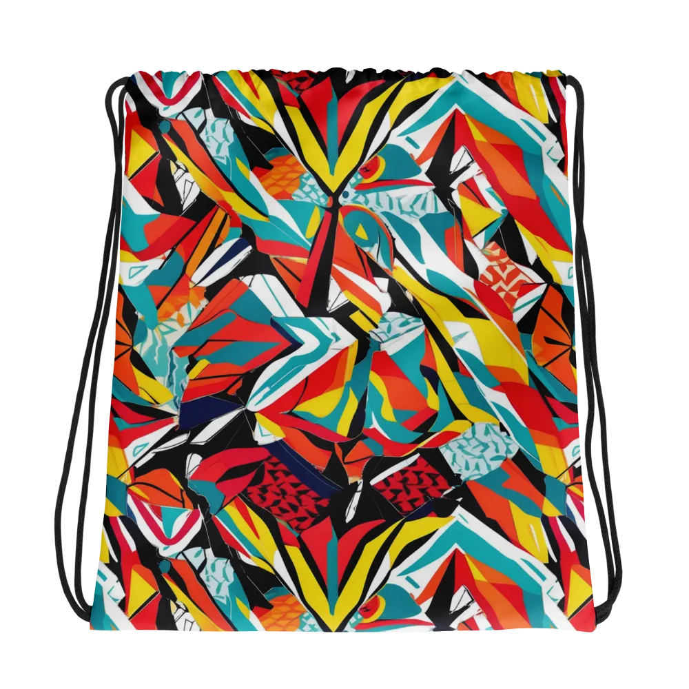 Spectrum Fracture on Drawstring Bag — Photo