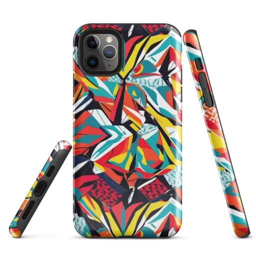 Spectrum Fracture on a Tough Case for iPhone®