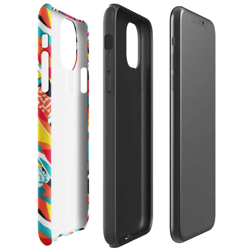 Spectrum Fracture on Tough Case for iPhone® — Right