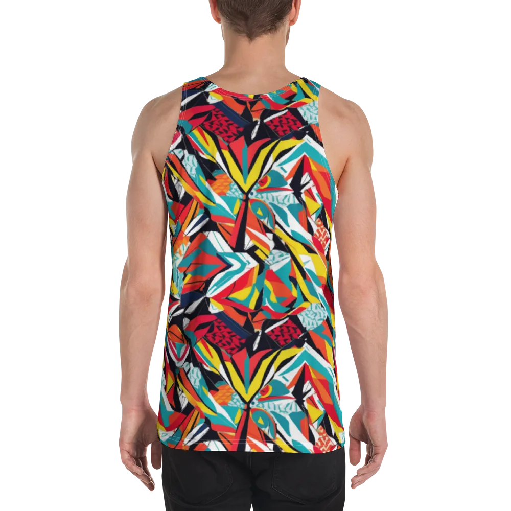 Spectrum Fracture on Men's Tank Top — Back