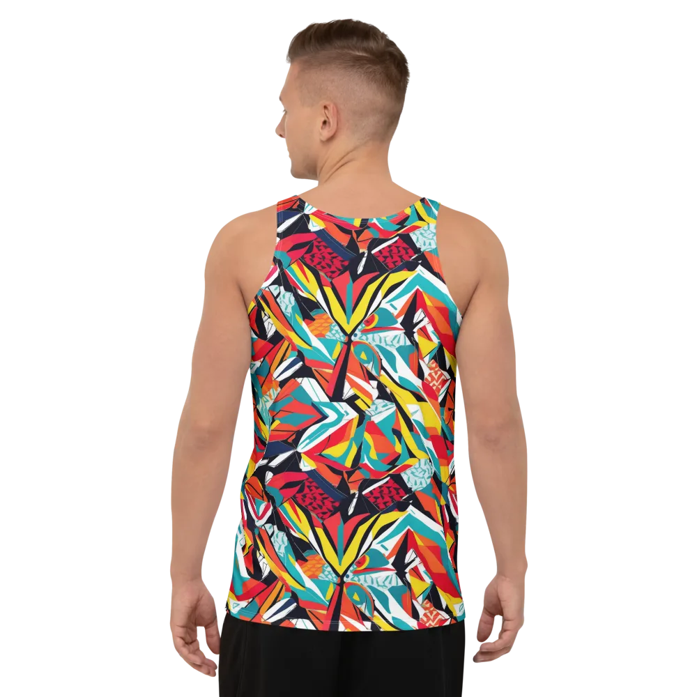Spectrum Fracture on Men's Tank Top — Back