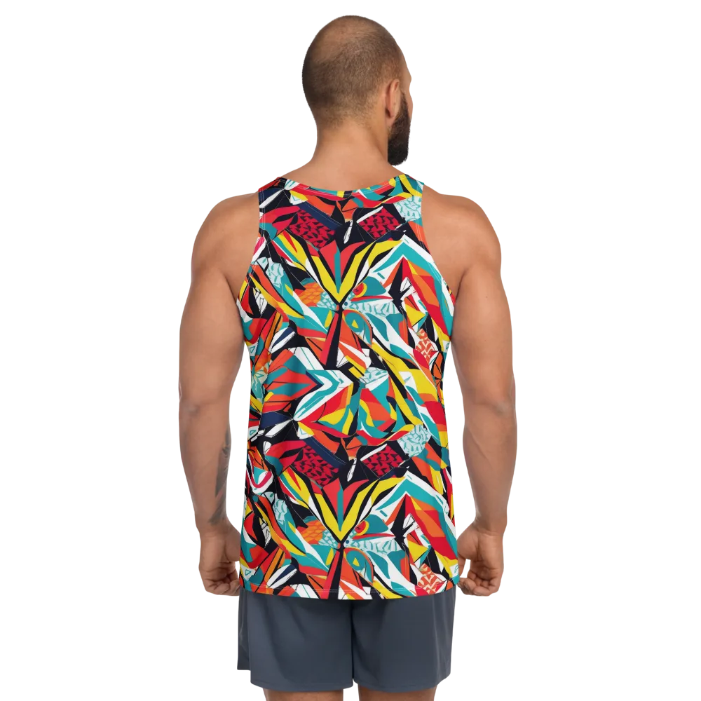 Spectrum Fracture on Men's Tank Top — Back
