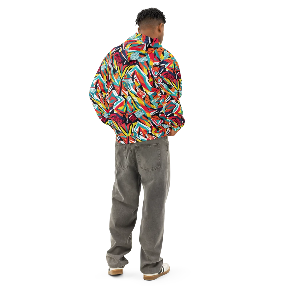 Spectrum Fracture on Cotton Hoodie — Back
