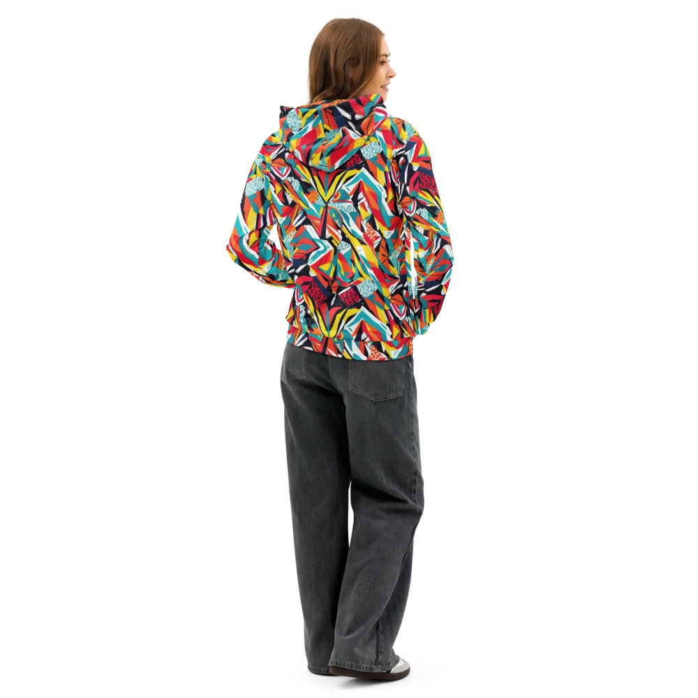 Spectrum Fracture on Cotton Hoodie — Back