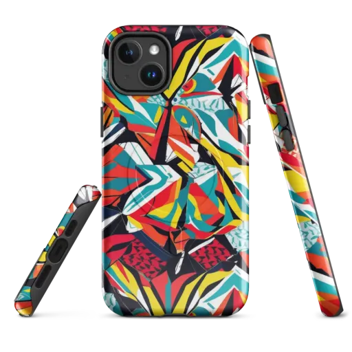 Spectrum Fracture on a MagSafe Tough Case for iPhone®