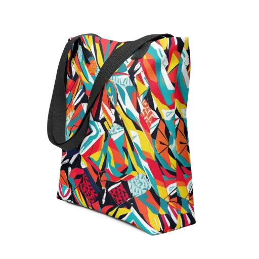 Spectrum Fracture on a Tote Bag