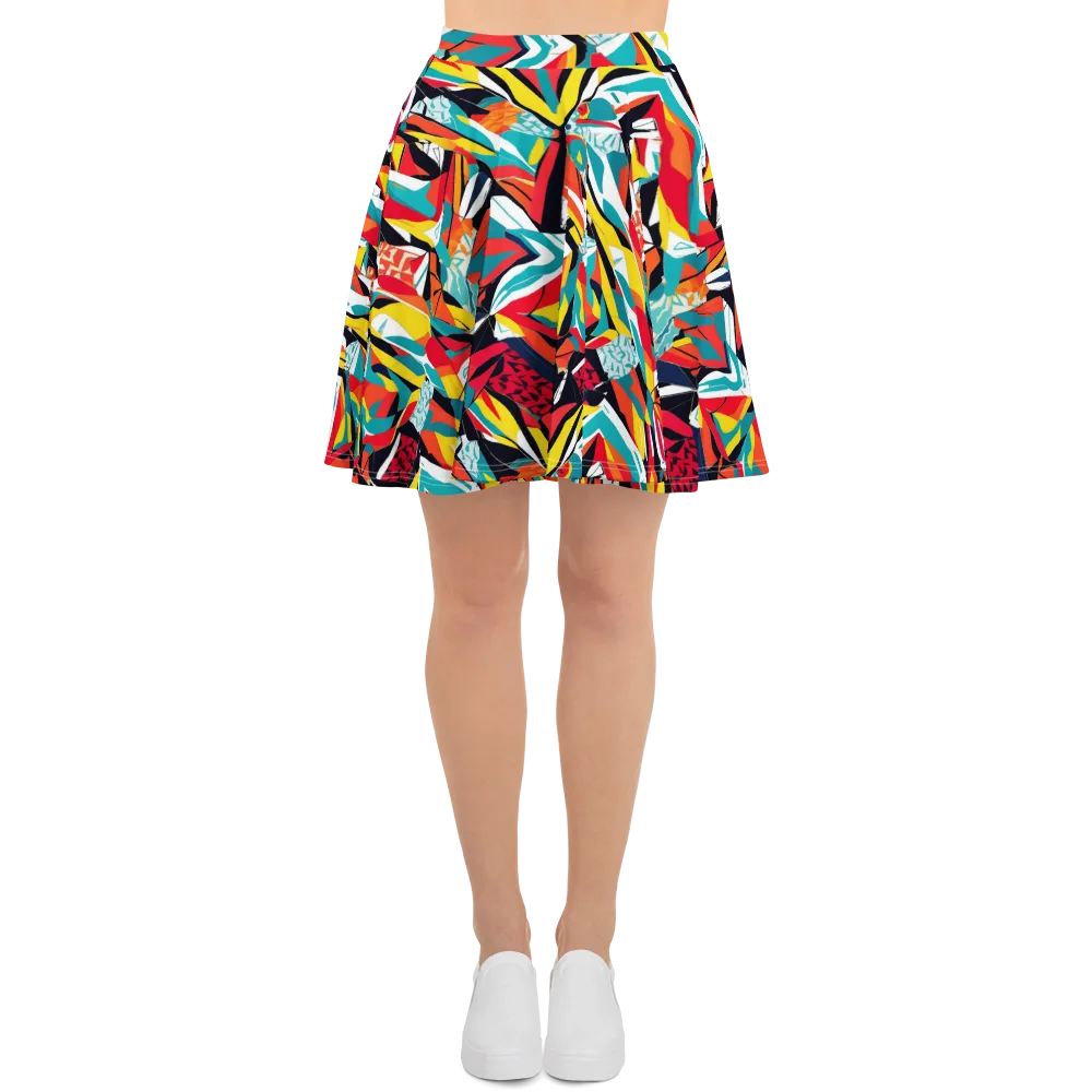 Spectrum Fracture on Skater Skirt — Front