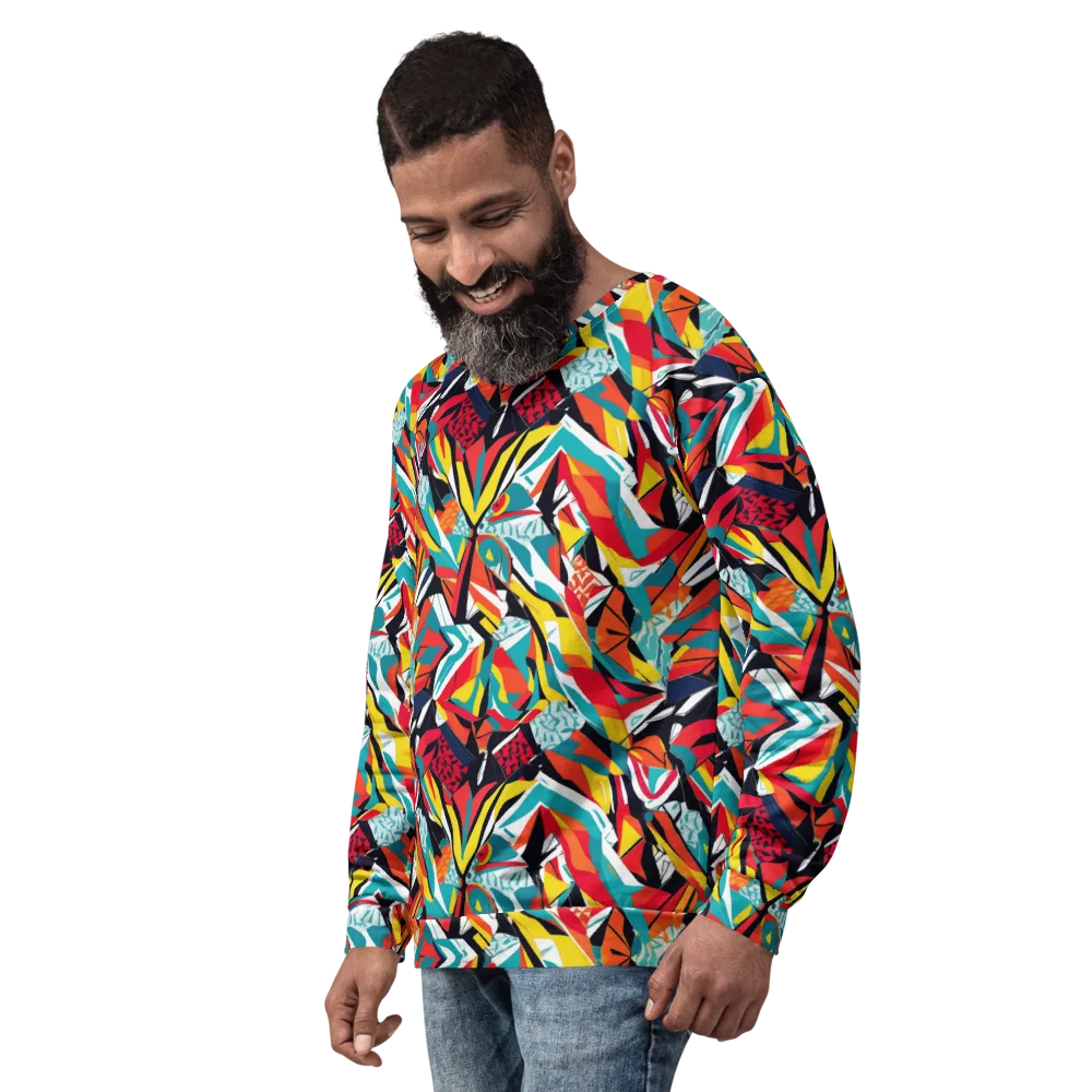 Spectrum Fracture on Sweatshirt — Left Front