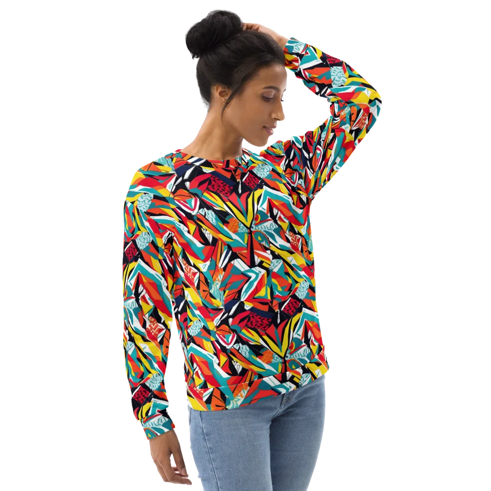 Spectrum Fracture on Sweatshirt — Right Front