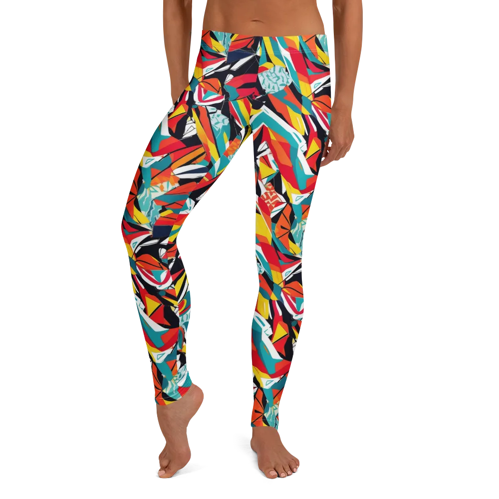 Spectrum Fracture on Leggings — Front