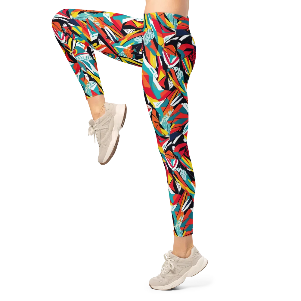 Spectrum Fracture on Leggings — Left