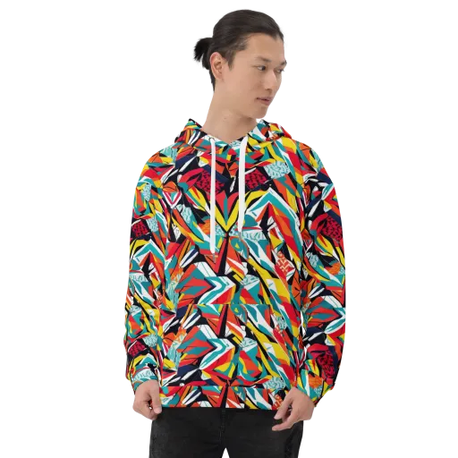 Spectrum Fracture on a Hoodie