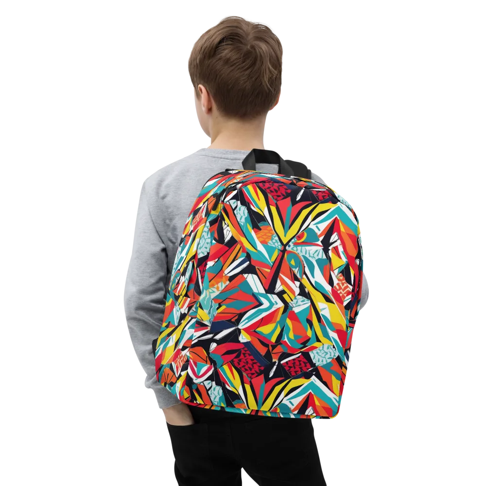 Spectrum Fracture on Minimalist Backpack — Zoomed-in