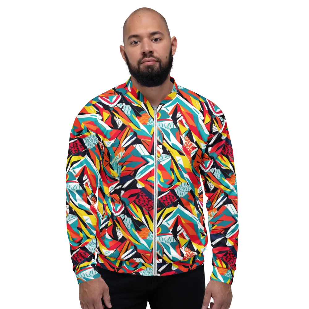 Spectrum Fracture on Bomber Jacket — Front