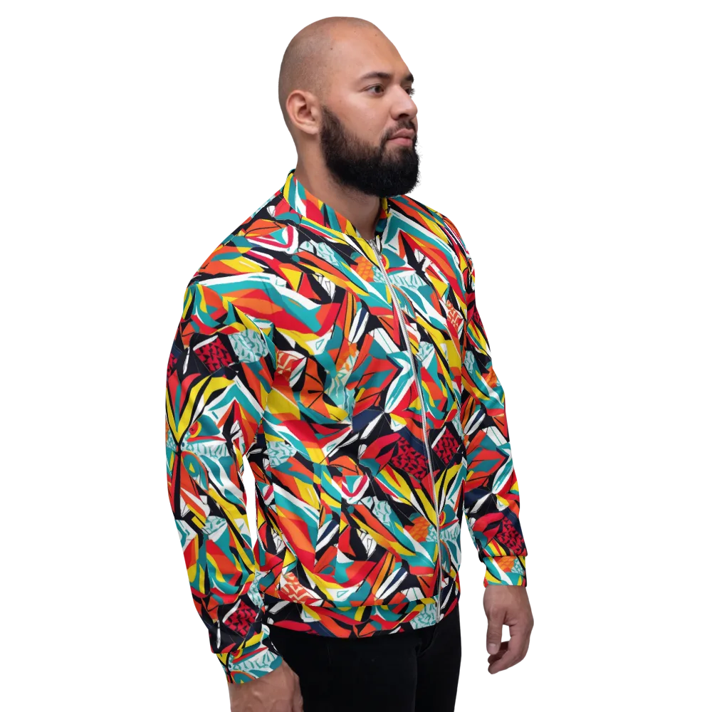 Spectrum Fracture on Bomber Jacket — Right
