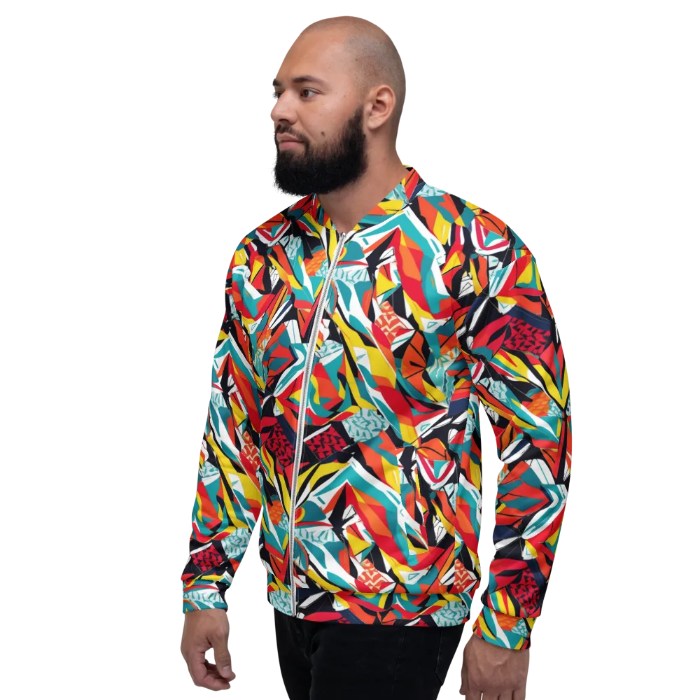 Spectrum Fracture on Bomber Jacket — Left
