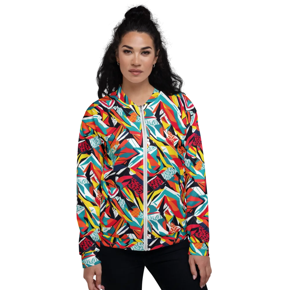 Spectrum Fracture on Bomber Jacket — Front