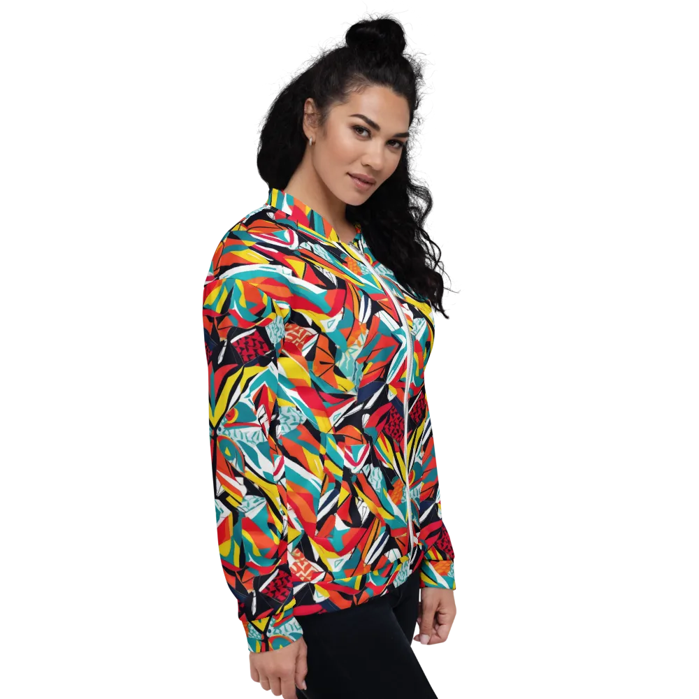 Spectrum Fracture on Bomber Jacket — Right
