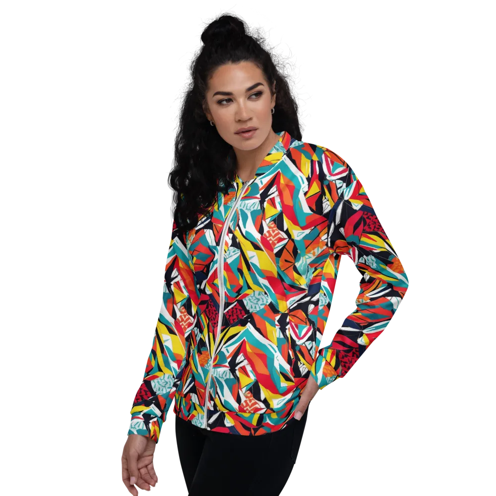 Spectrum Fracture on Bomber Jacket — Left