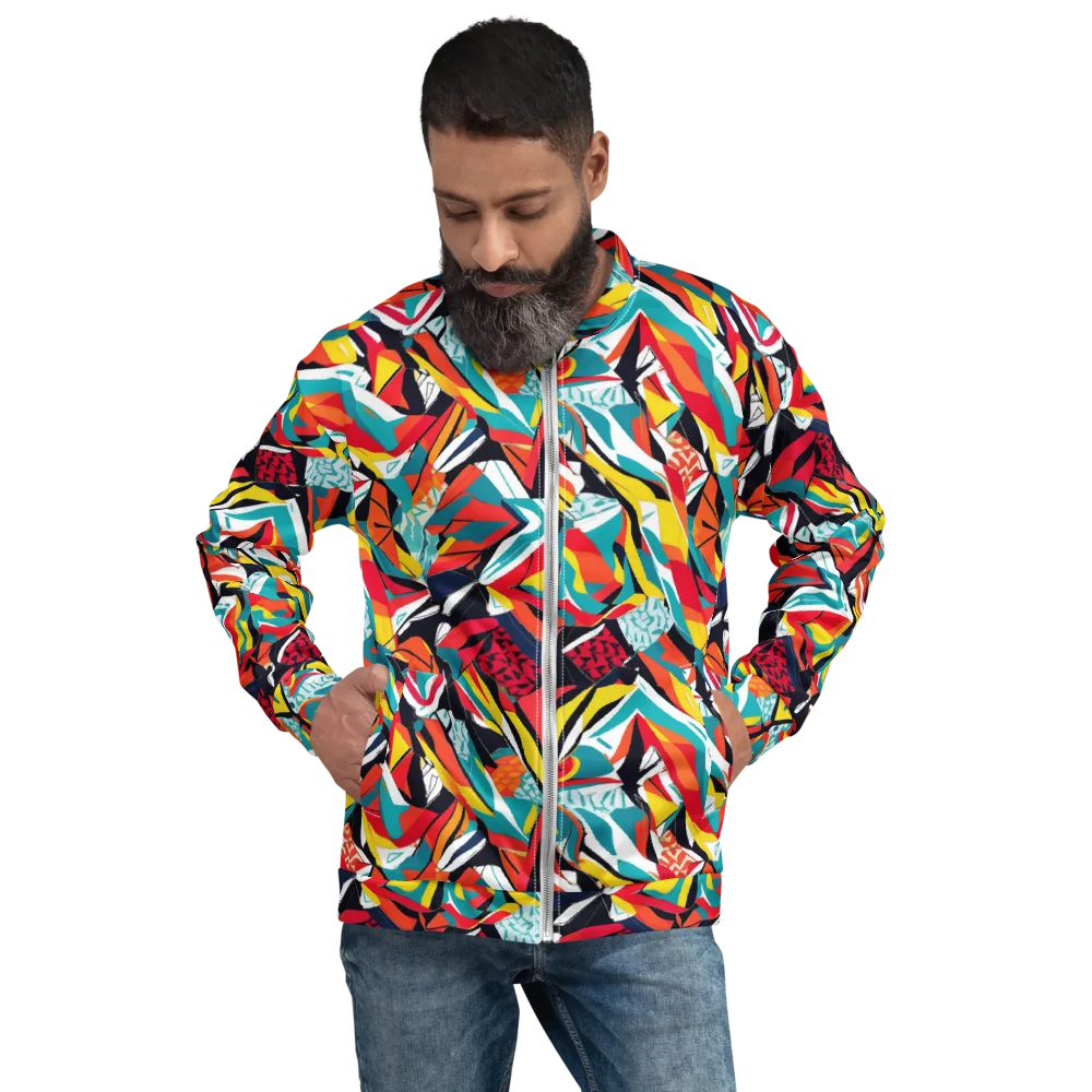 Spectrum Fracture on Bomber Jacket — Front