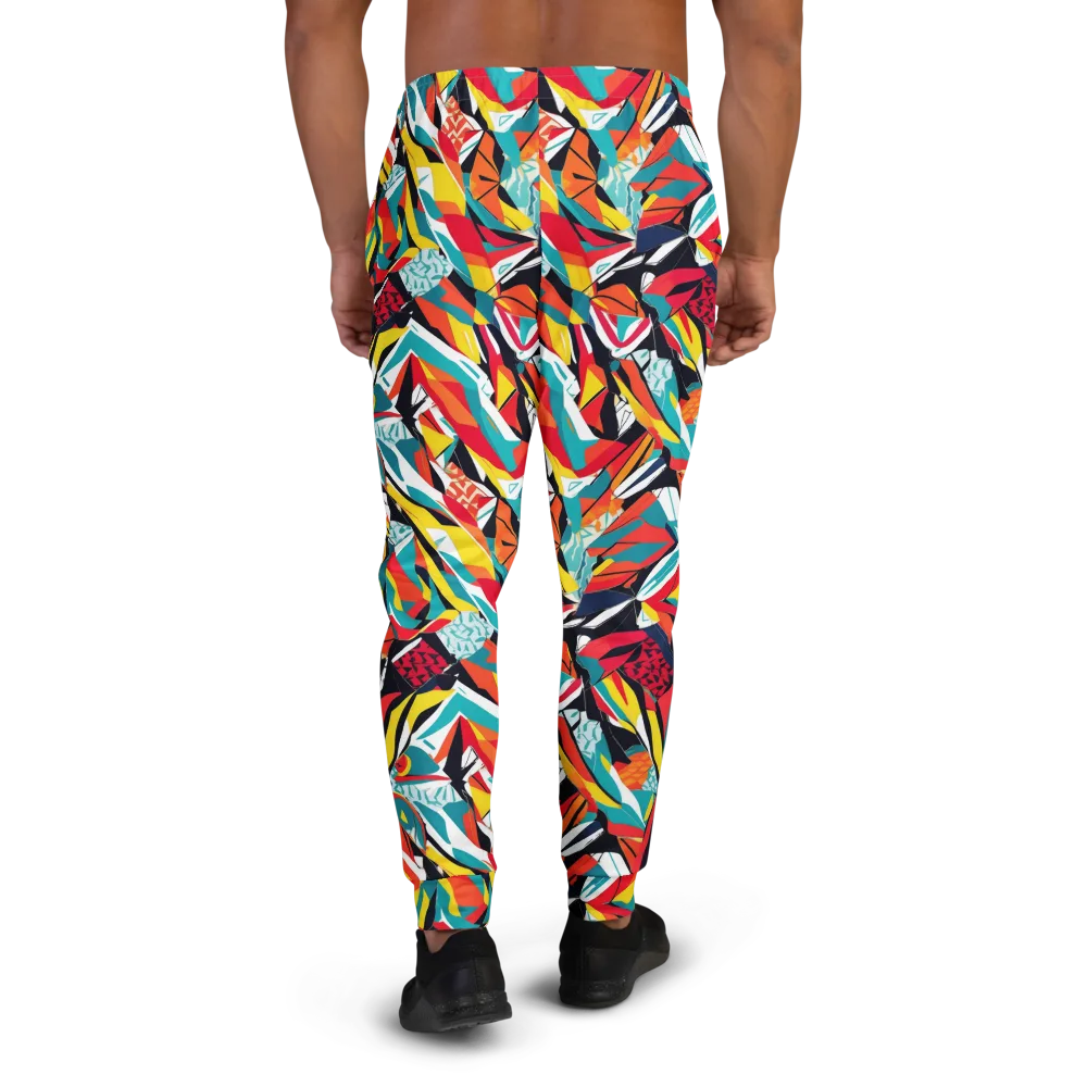 Spectrum Fracture on Men's Joggers — Back