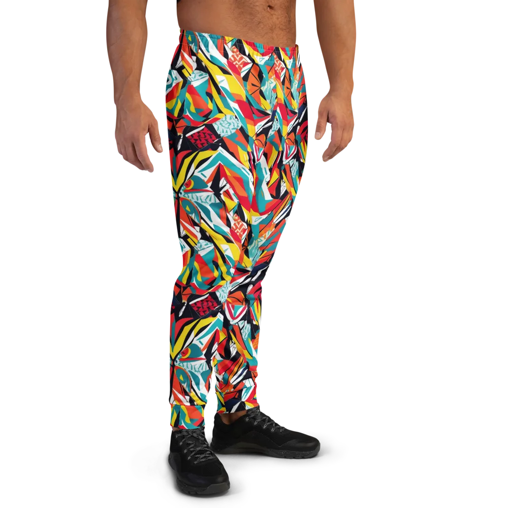 Spectrum Fracture on Men's Joggers — Right