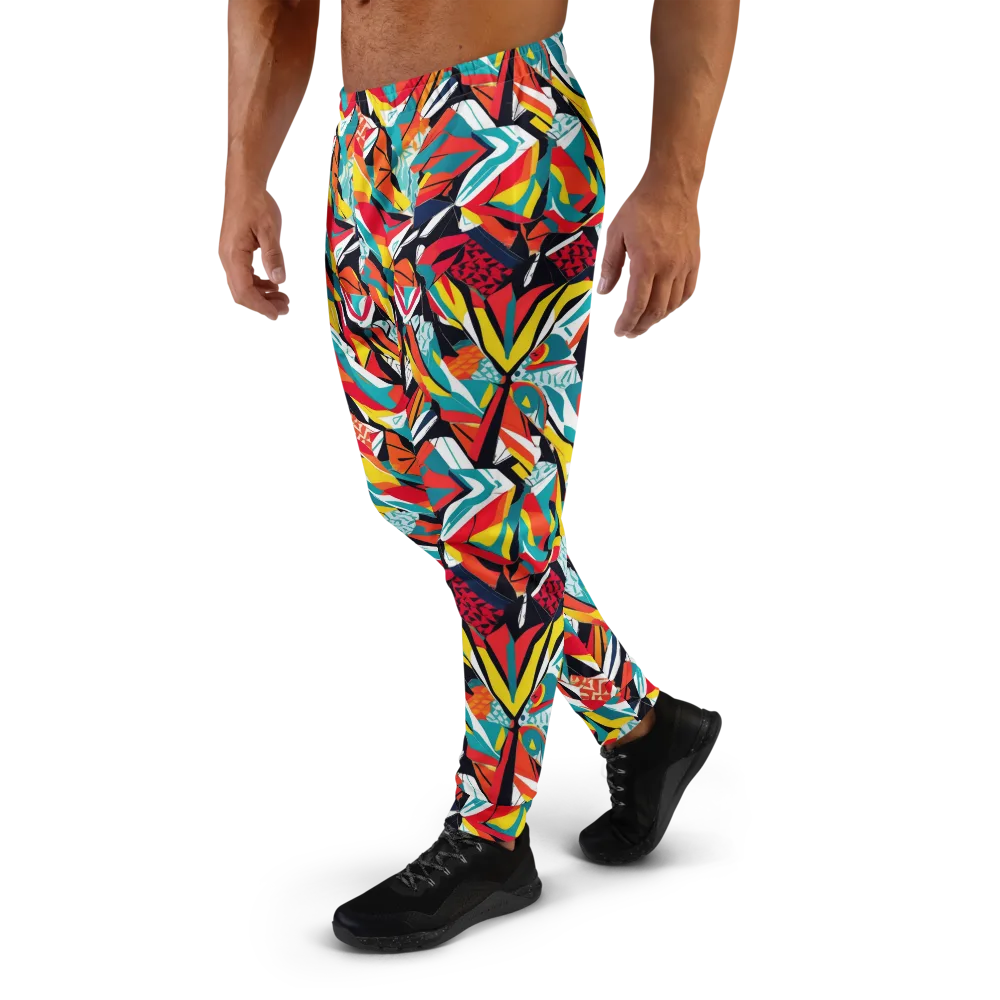 Spectrum Fracture on Men's Joggers — Left