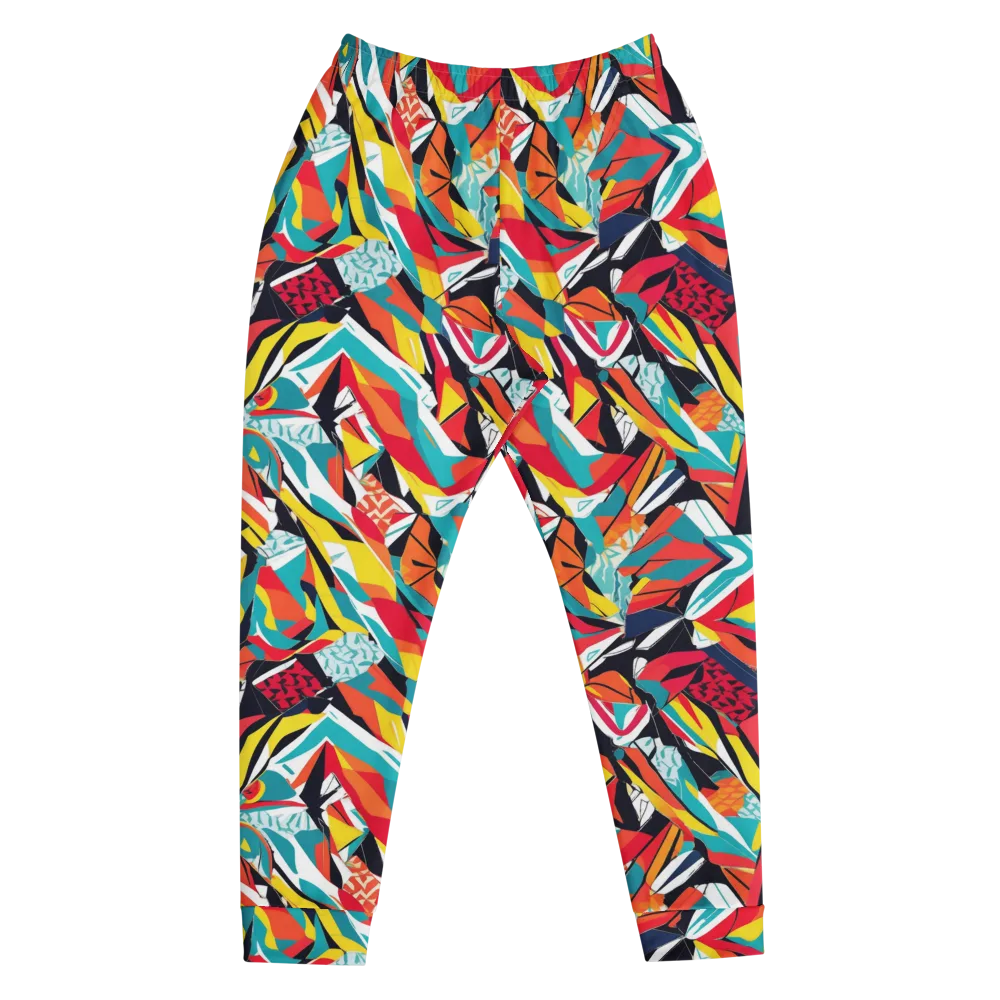 Spectrum Fracture on Men's Joggers — Front